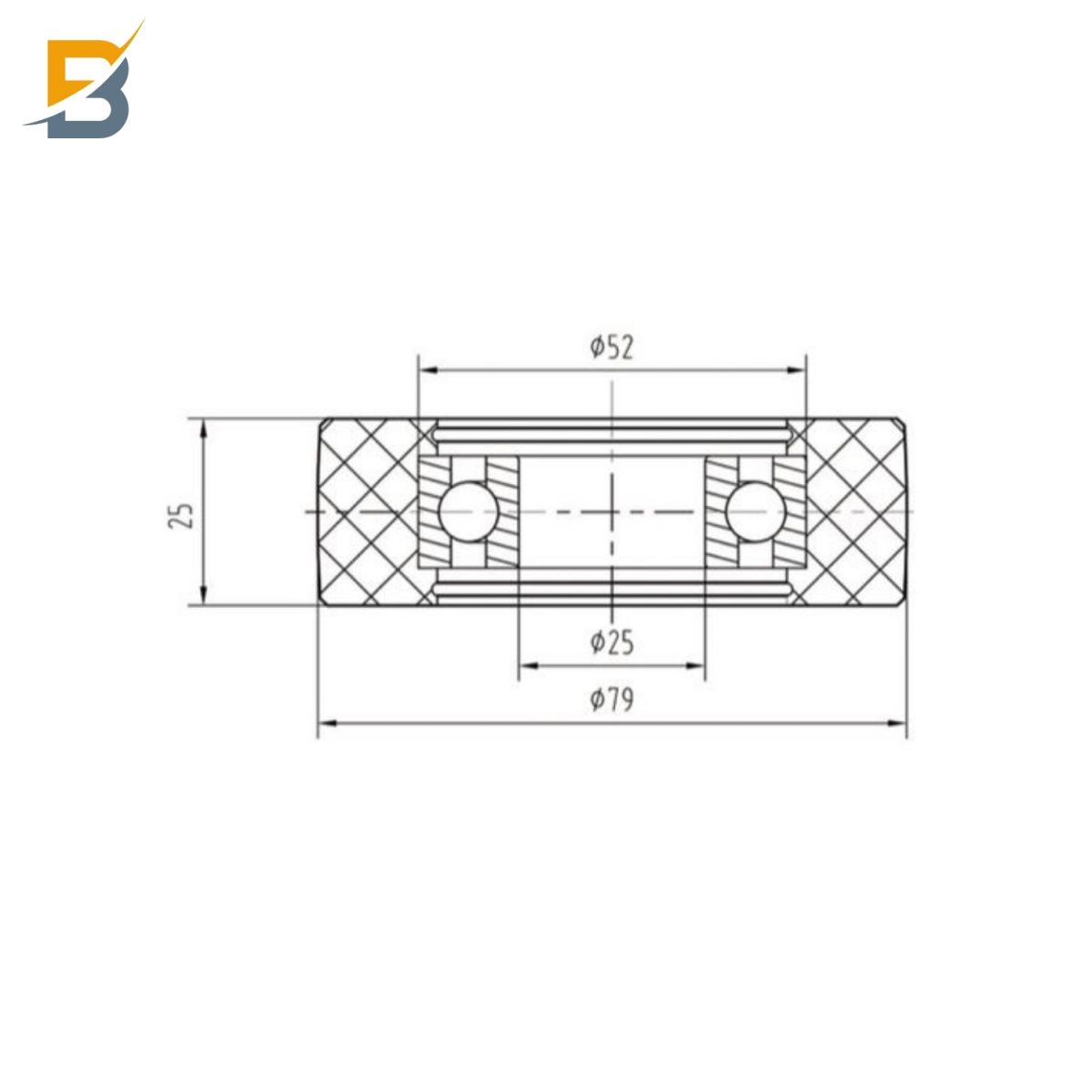 Roller Makarası D=79 mm